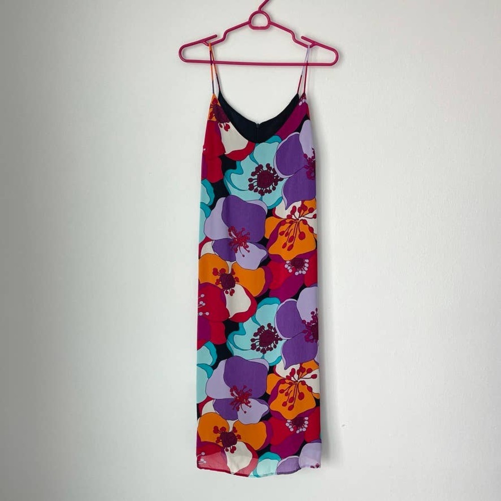 Unbranded Bright Floral Dress Medium